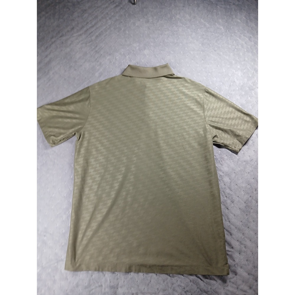 Nike Golf Tour Performance Dri-Fit Polo Shirt Mens Large L Olive Green Diamond - Picture 8 of 8
